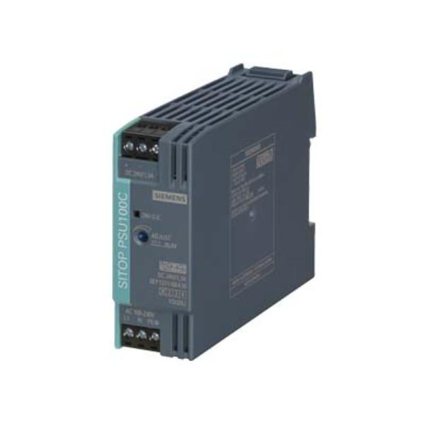 Siemens brand PLC SITOP PSU100C/1ACDC/24VDC/1.3A