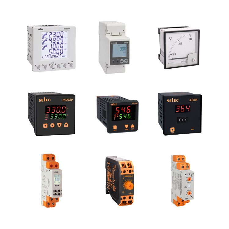 Timers, Panel Meters, Counters