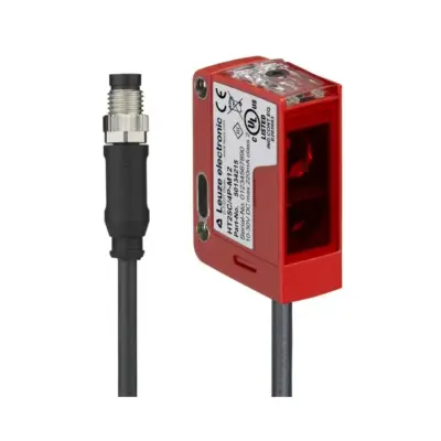 Leuze HT25C/6G-200-M8 diffuse sensor with 1.2 m range and IP69K protection – ProSens Automation Coimbatore