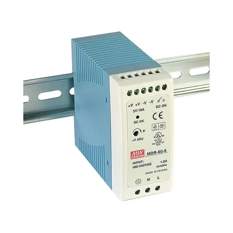 Meanwell MDR-60-5 – DIN Rail Power Supply | MDR-60-5 | ProSens Automation